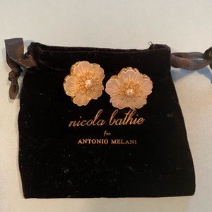 Antonio Melani x Nicola Bathie Flower Stud Earrings